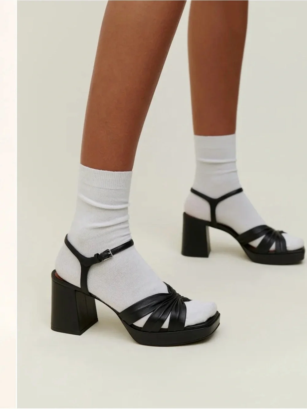 Maize Platform Sandal
